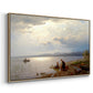 On the Banks of the Chiemsee, 1871 - Floater Framed Canvas Print