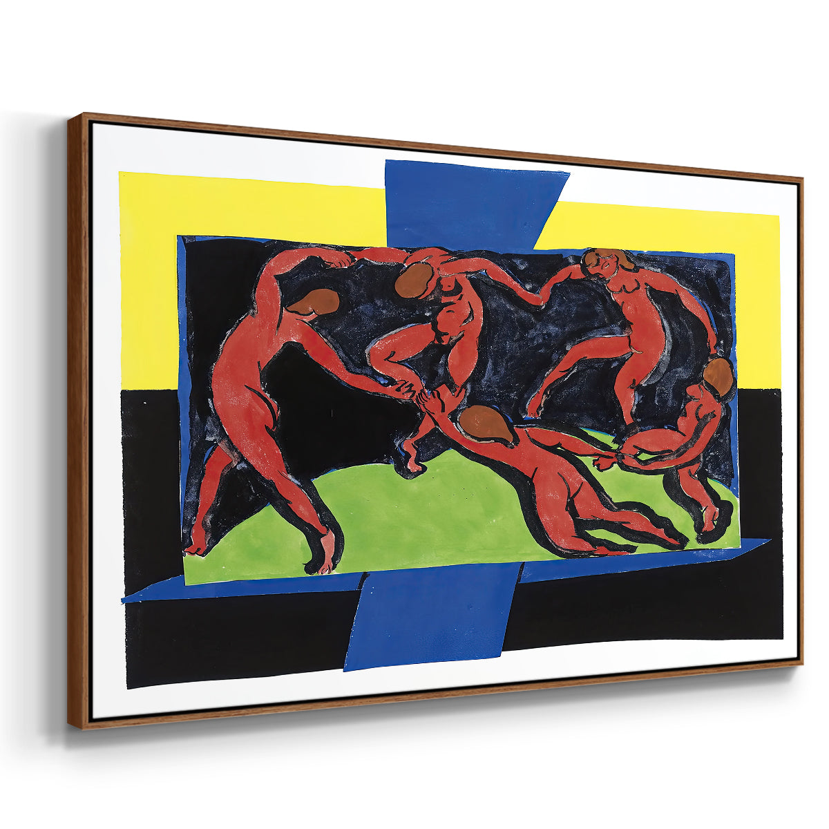 The Dance (La Danse), 1939 - Floater Framed Canvas Print