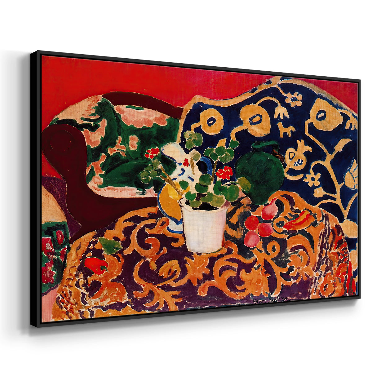 Spanish Still Life, c. 1910 - Floater Framed Canvas Print