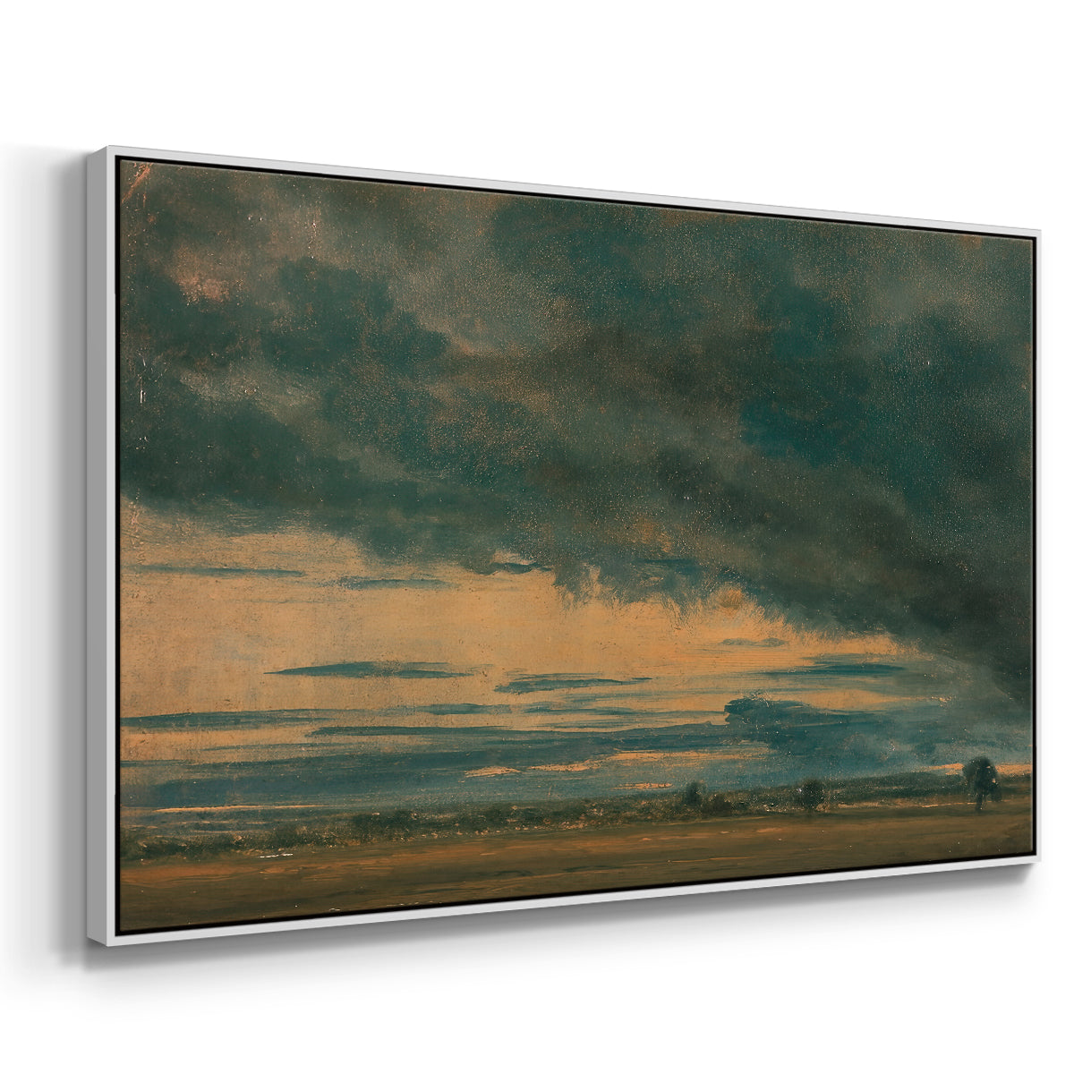 Cloud Study, c. 1821 - Floater Framed Canvas Print