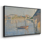 Le Clipper, Asnières, 1887 - Floater Framed Canvas Print