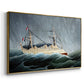 A Ship in the Storm, c. 1899 - Floater Framed Canvas Print
