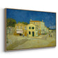 The Yellow House (The Street), 1888 - Floater Framed Canvas Print