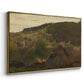 Landscape from Ebersteinburg in Baden, 1876 - Floater Framed Canvas Print