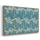 Tulip (Teal), 1875 - Floater Framed Canvas Print