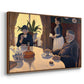 The Dining Room (Breakfast), 1886-1887 - Floater Framed Canvas Print