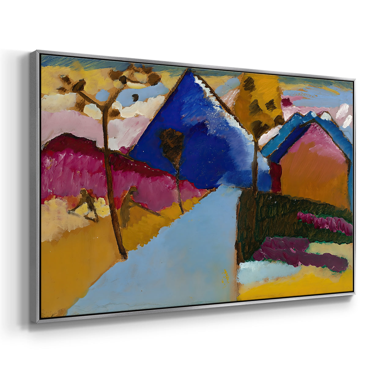 Kochel Straight Street, 1909 - Floater Framed Canvas Print