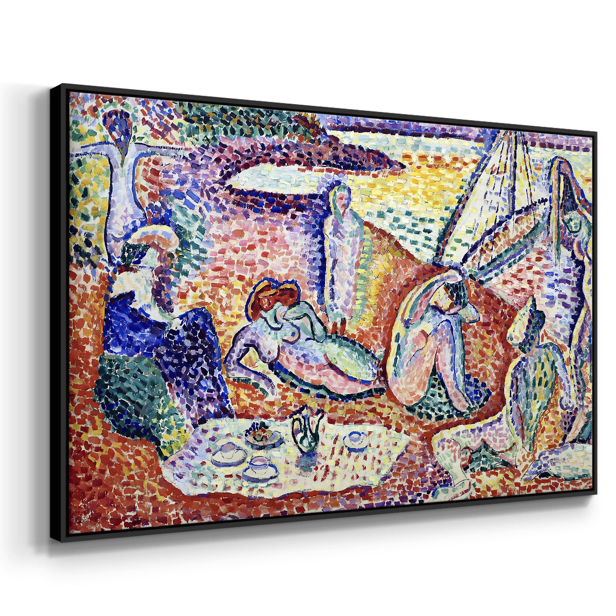 Luxe, Calme et Volupté, 1904 - Floater Framed Canvas Print