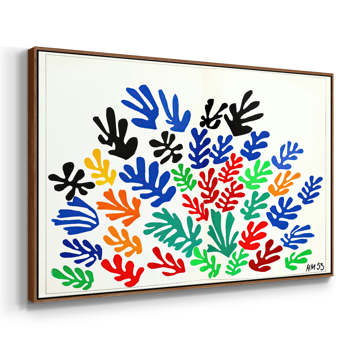 The Sheaf (La gerbe), 1953 - Floater Framed Canvas Print