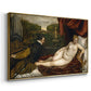 Venus with an Organist and a Dog, c. 1550 - Floater Framed Canvas Print