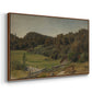 Landscape at Ljan, 1858 - Floater Framed Canvas Print
