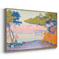 Golfe Juan, 1896 - Floater Framed Canvas Print