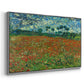 Field with Poppies, 1889 - Floater Framed Canvas Print