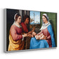Sacred Conversation, c. 1505 - Floater Framed Canvas Print