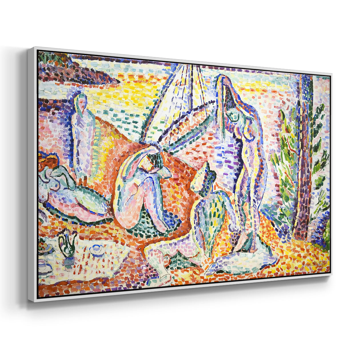 Luxe, Calme et Volupté, 1904 - Floater Framed Canvas Print