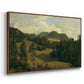 Landscape near Miesenbach, c. 1830 - Floater Framed Canvas Print