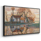 Farm near Duivendrecht, c. 1916 - Floater Framed Canvas Print