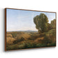 Souvenir of Roquemaure in the Gard, c. 1853 - Floater Framed Canvas Print