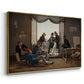 A Group of Danish Artists in Rome, 1837 - Floater Framed Canvas Print