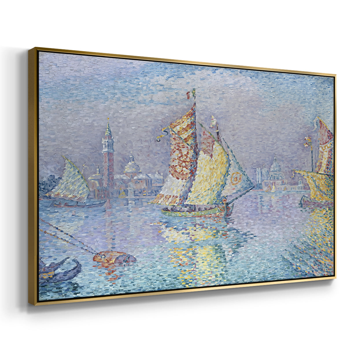 Venice, the Yellow Sail, 1904 - Floater Framed Canvas Print
