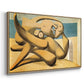 Figures at the Seaside (The Kiss), 1931 - Floater Framed Canvas Print