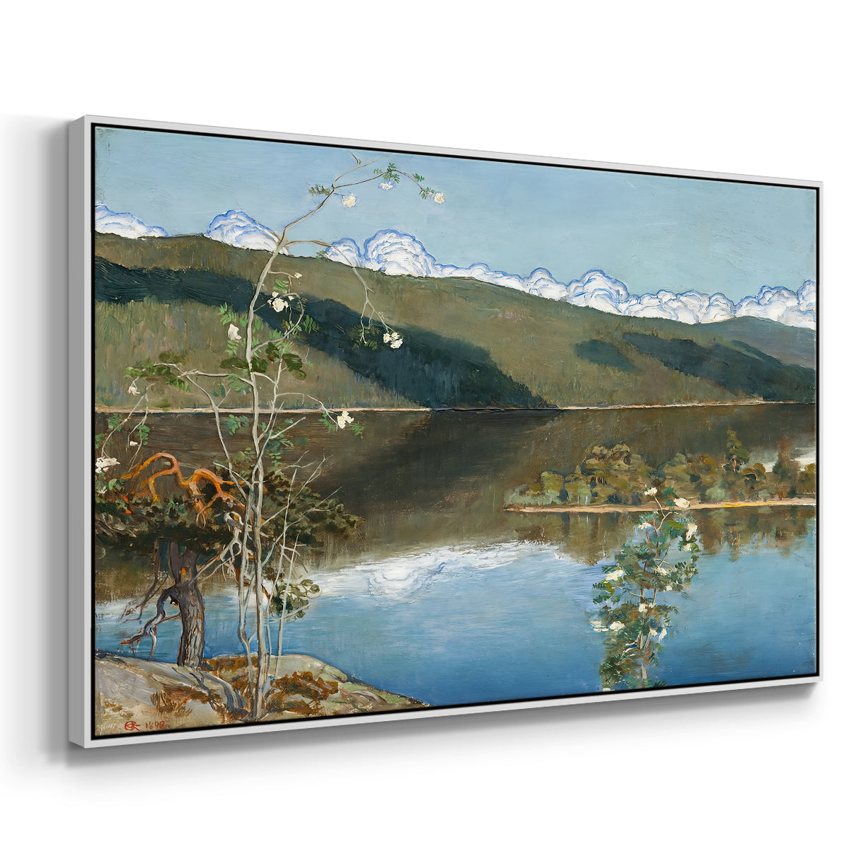 Thunderclouds on the Horizon, 1897 - Floater Framed Canvas Print