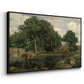 Forest of Fontainebleau, 1846 - Floater Framed Canvas Print