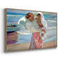 After Bathing, 1915 - Floater Framed Canvas Print