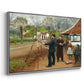 L. A. Ring Painting near Aasum Smithy, 1893 - Floater Framed Canvas Print