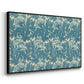 Tulip (Teal), 1875 - Floater Framed Canvas Print