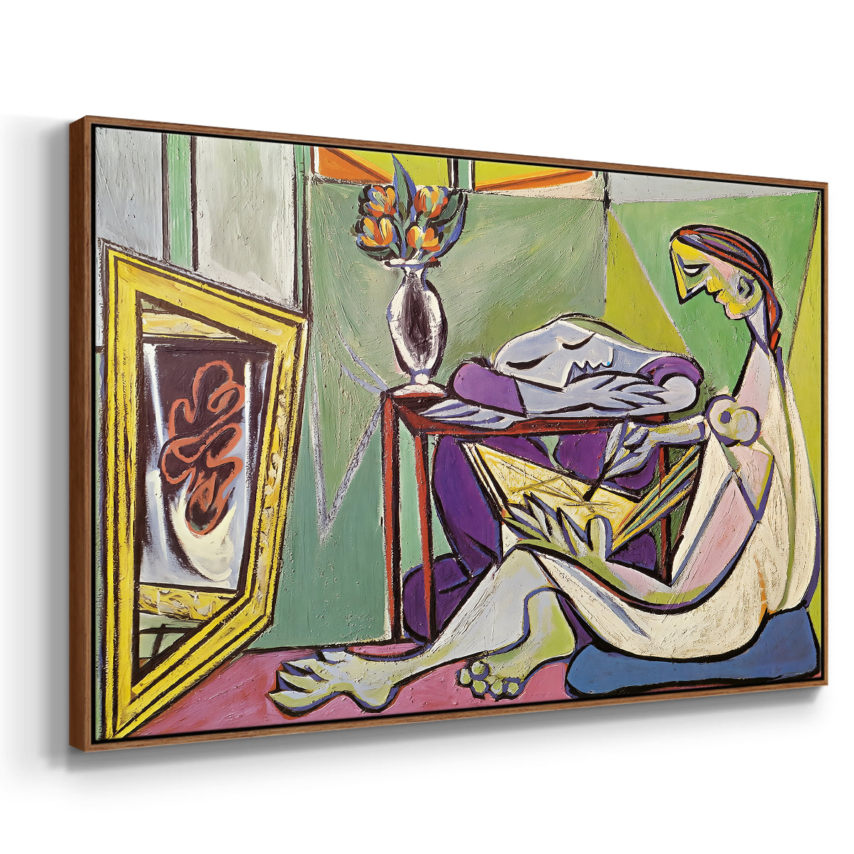 The Muse, 1935 - Floater Framed Canvas Print