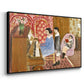 The Piano Lesson, 1923 - Floater Framed Canvas Print