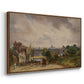 Sir Richard Steele's Cottage, Hampstead, c. 1832 - Floater Framed Canvas Print