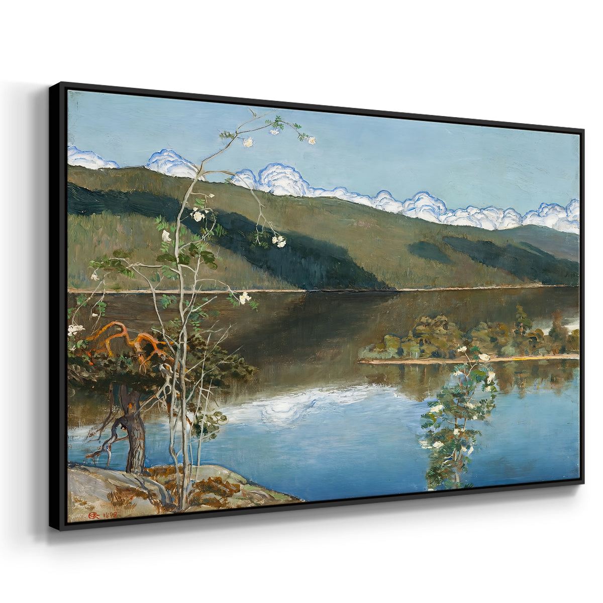 Thunderclouds on the Horizon, 1897 - Floater Framed Canvas Print