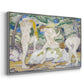 Bathing Women, 1910 - Floater Framed Canvas Print