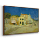 The Yellow House (The Street), 1888 - Floater Framed Canvas Print