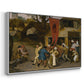 A Village Fair, c. 1567-1569 - Floater Framed Canvas Print