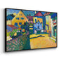 Green Lane in Murnau, 1909 - Floater Framed Canvas Print