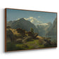Balestrand, 1848 - Floater Framed Canvas Print