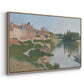 Les Andelys, Côte d'Aval, 1886 - Floater Framed Canvas Print
