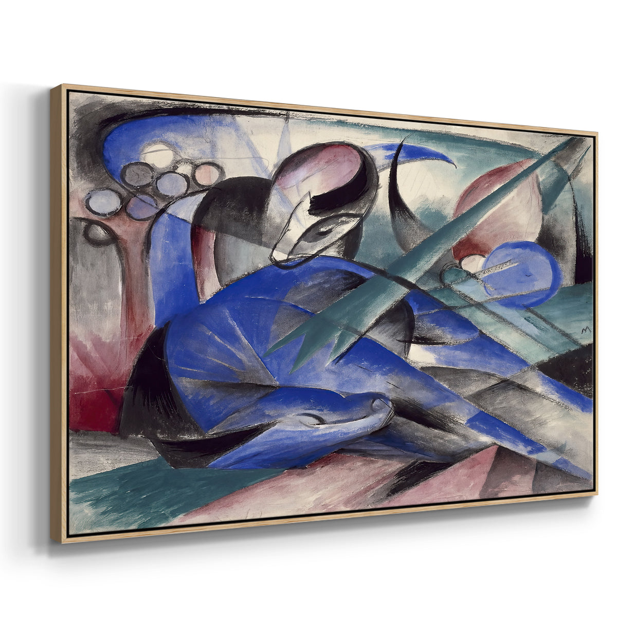 Dreaming Horse, 1913 - Floater Framed Canvas Print