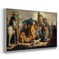 David with Goliath's Head in front of Saul, for Rembrandt, 1627 - Floater Framed Canvas Print