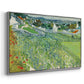 Vineyards at Auvers, 1890 - Floater Framed Canvas Print