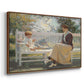 Eleanor and Benny, 1916 - Floater Framed Canvas Print