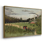The Chair Factory at Alfortville, 1897 - Floater Framed Canvas Print