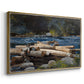 Hudson River, 1892 - Floater Framed Canvas Print