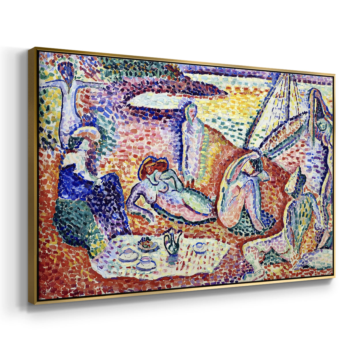 Luxe, Calme et Volupté, 1904 - Floater Framed Canvas Print