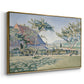 Comblat-le-Château, the Meadow, Opus 161, 1887 - Floater Framed Canvas Print
