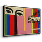 Design for Cover of Exhibition Catalogue, 1951 - Floater Framed Canvas Print