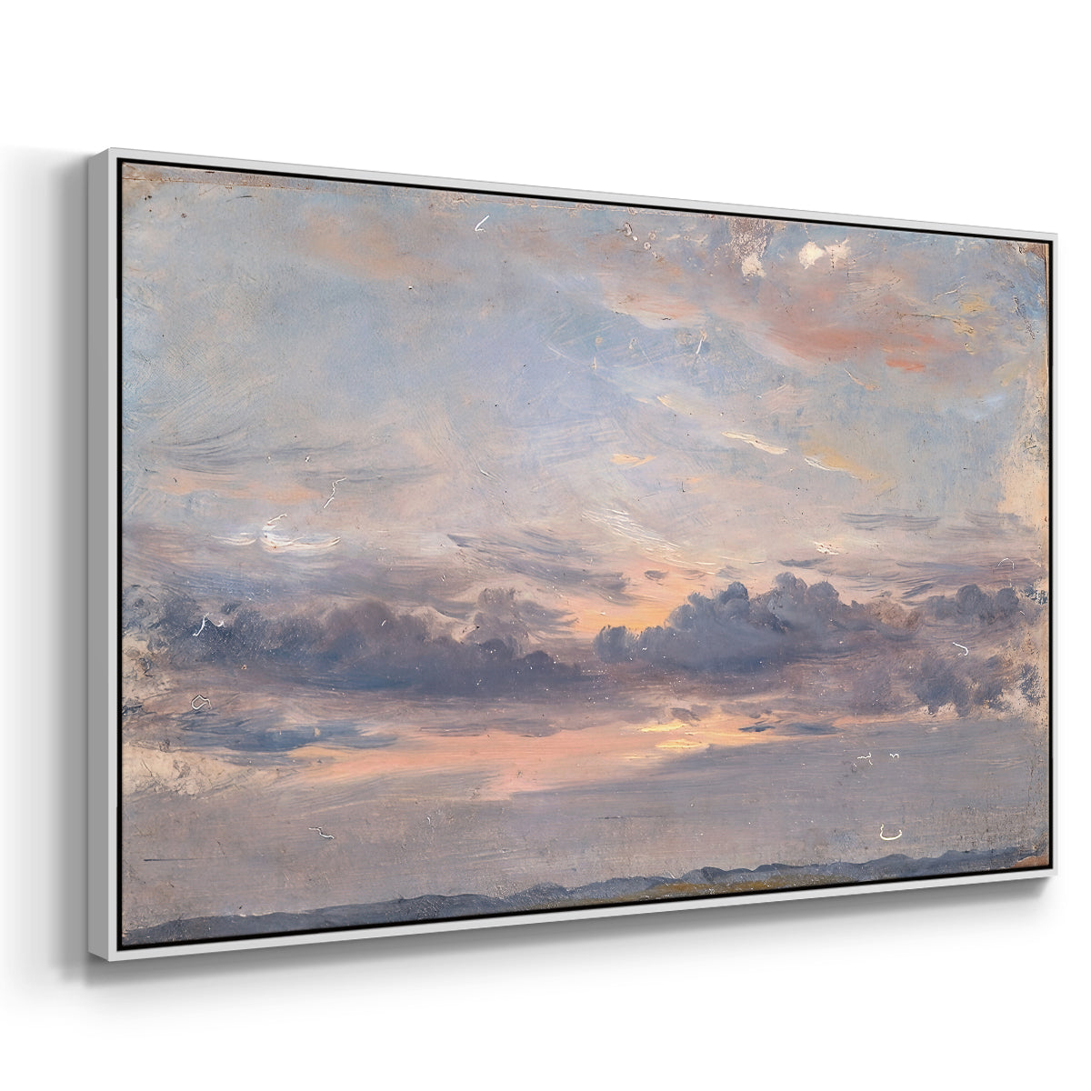 A Cloud Study, Sunset, c. 1821-1822 - Floater Framed Canvas Print